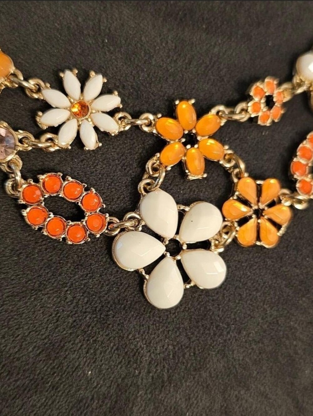 Beautiful Vintage Floral Statement Necklace Unused Stunning Offers Welcome!❤️
